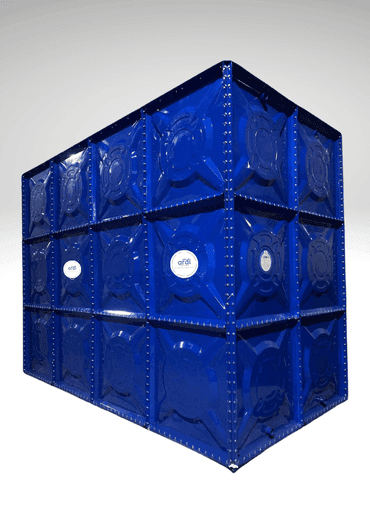 Kaplamalı modüler su deposu – hijyenik, dayanıklı ve sızdırmaz su depolama çözümü.