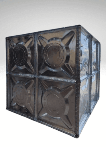 Prizmatik modüler su deposu – yüksek hacimli, sızdırmaz ve dayanıklı su depolama çözümü.